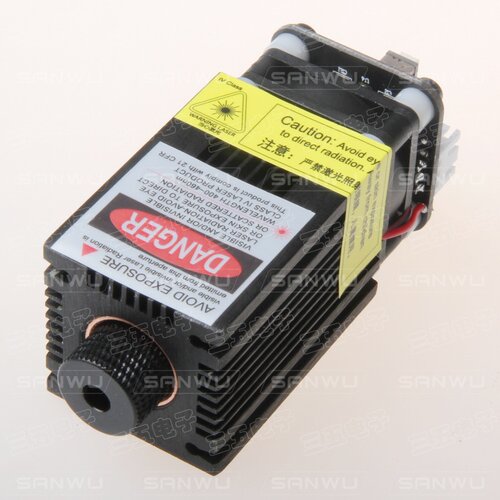 工业雕刻机激光模组 445nm 2.3W 可调焦TTL PWM控制 FB03