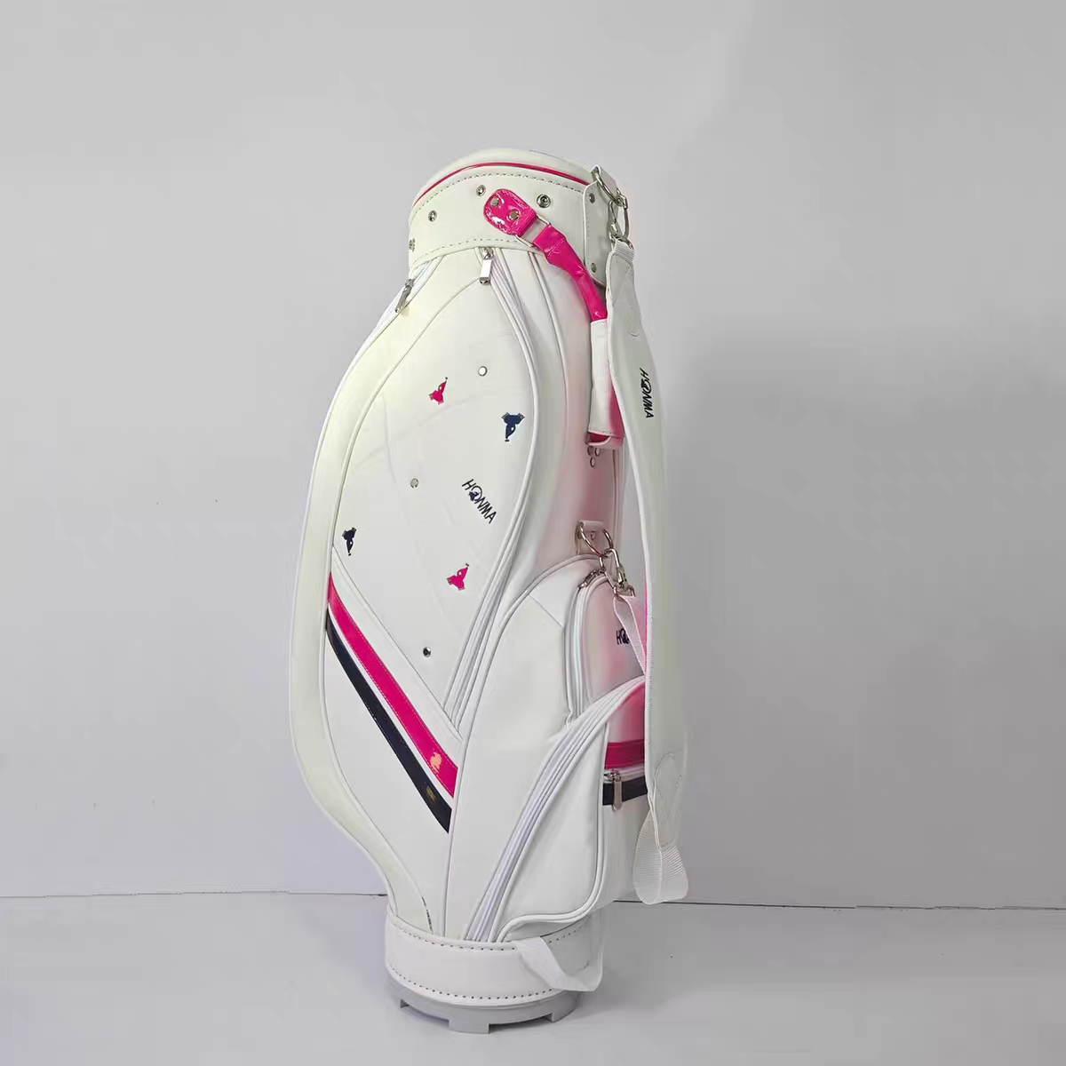 高尔夫女士球杆包白色绣花球包可装13支套杆包标准大容量包防水