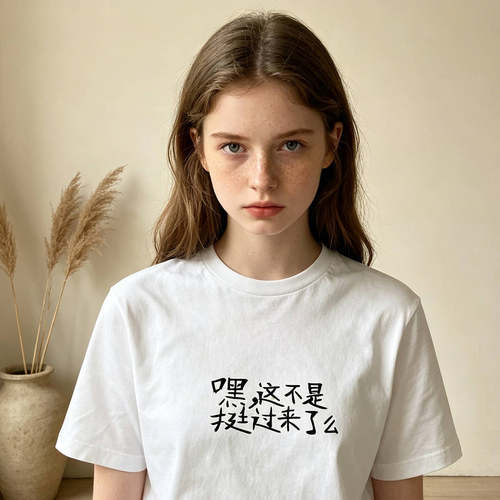 嘿这不是挺过来了么停电文字T恤