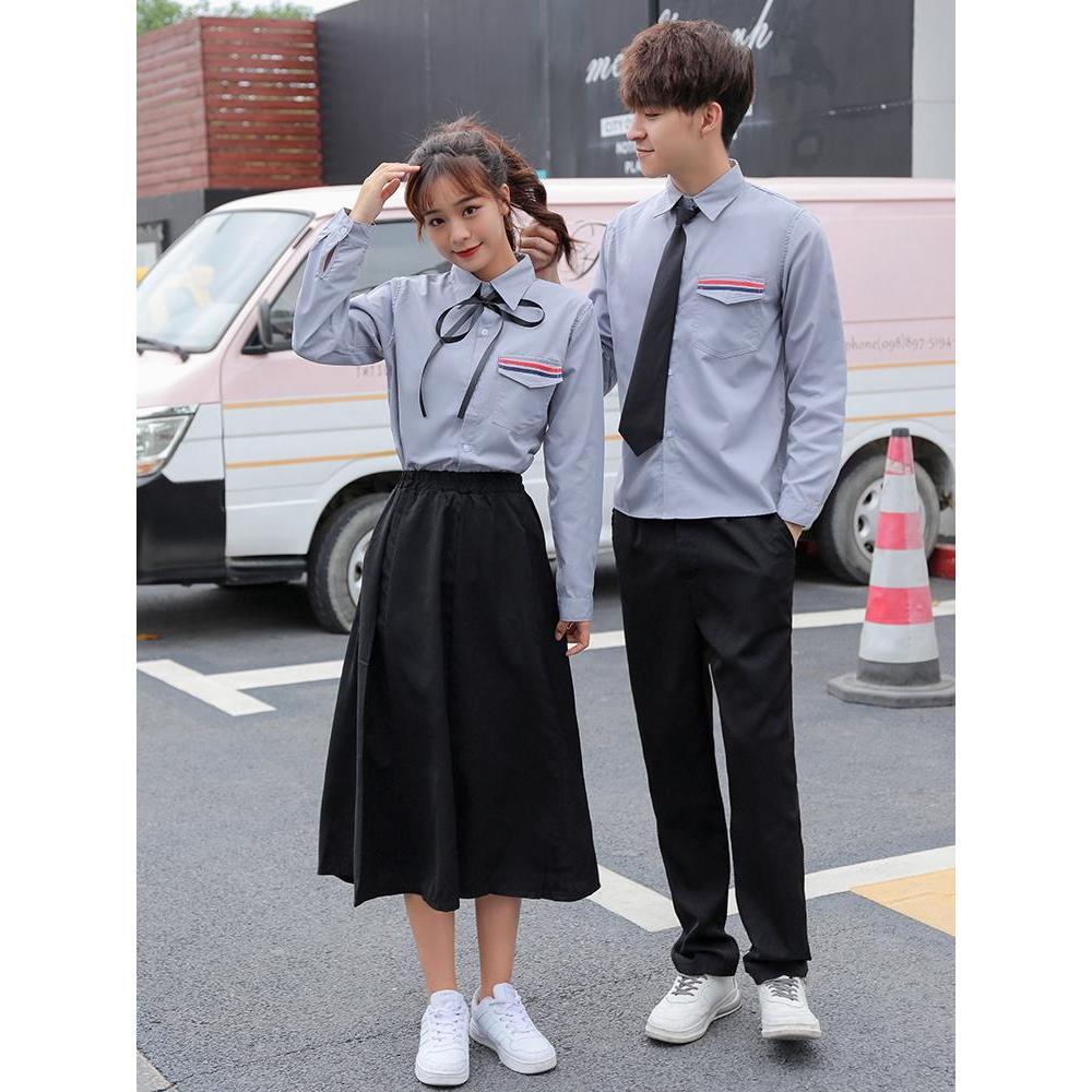 夏季学院风女套装全套学生装班服定制jk制服韩国初高中生毕业校服