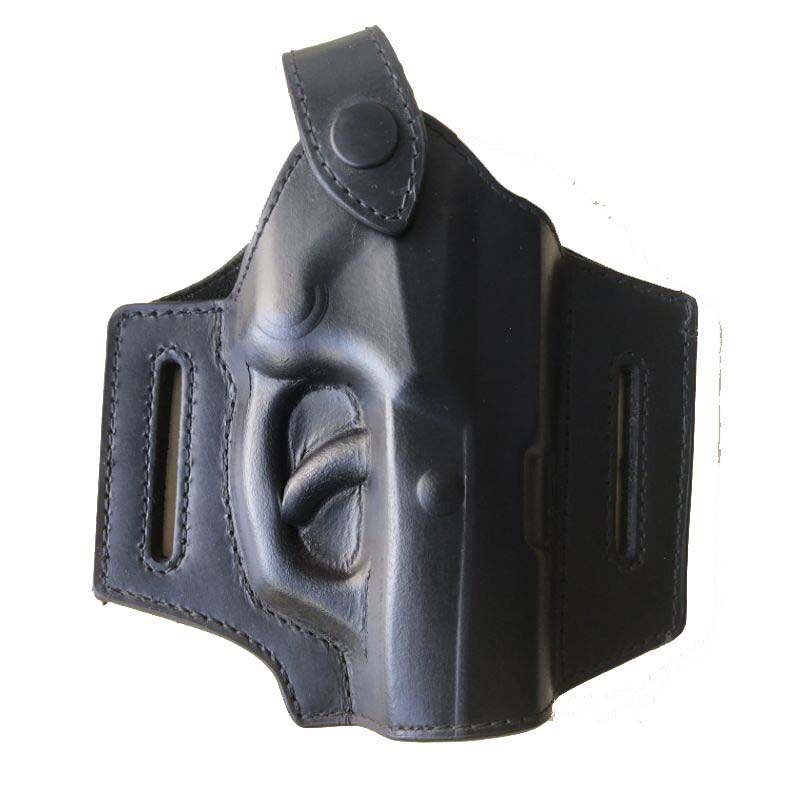 黑色真皮64/92压模腰部隐形防护套保护壳 枪套快拔半套全套