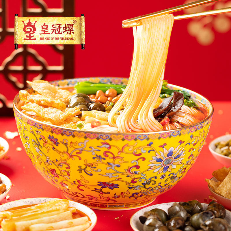 柳州皇冠螺螺蛳粉堂食口味款335克香辣酸爽正宗老师傅螺丝粉爆辣