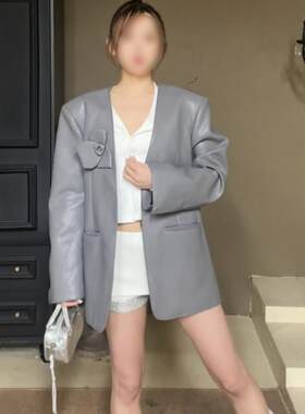 西装高级感宽松休闲西服外套