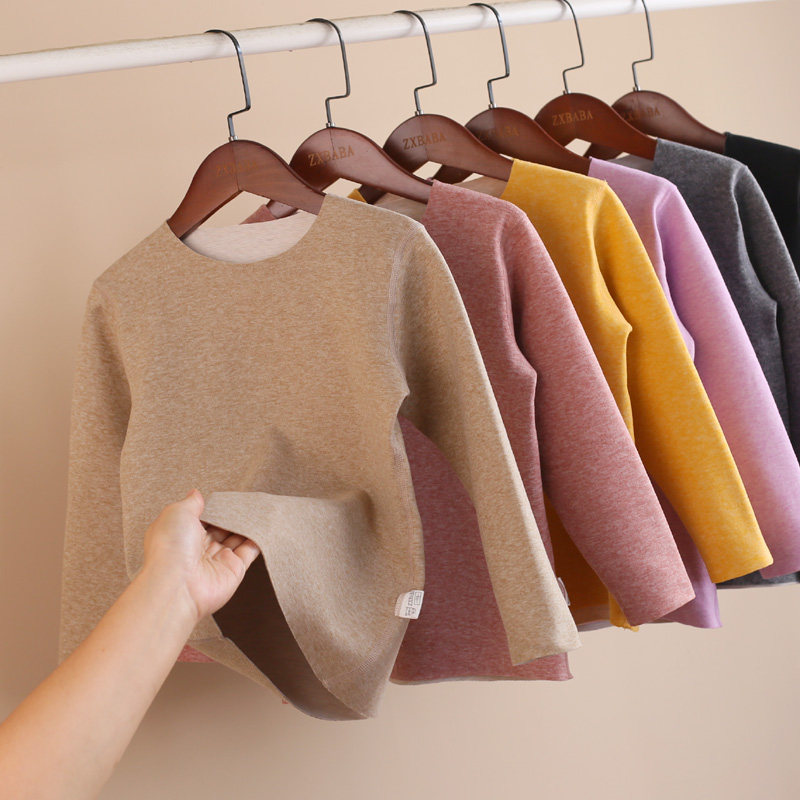 儿童蚕丝羊毛无骨内衣秋衣冬男女童保暖T恤中大童加厚打底衫,童装/婴儿装/亲子装,保暖上装,淘宝优惠券,粉丝福利购,淘宝优惠卷