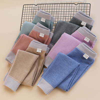 蚕丝羊毛德绒儿童秋裤打底裤