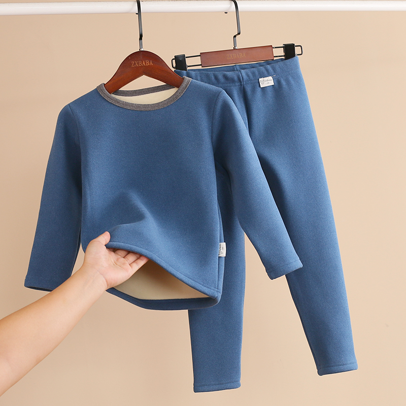 内衣套装儿童发热绒加厚保暖套装