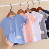 网眼休闲运动圆领衫 男女童半袖 中大童 T恤夏童装 儿童速干冰丝短袖