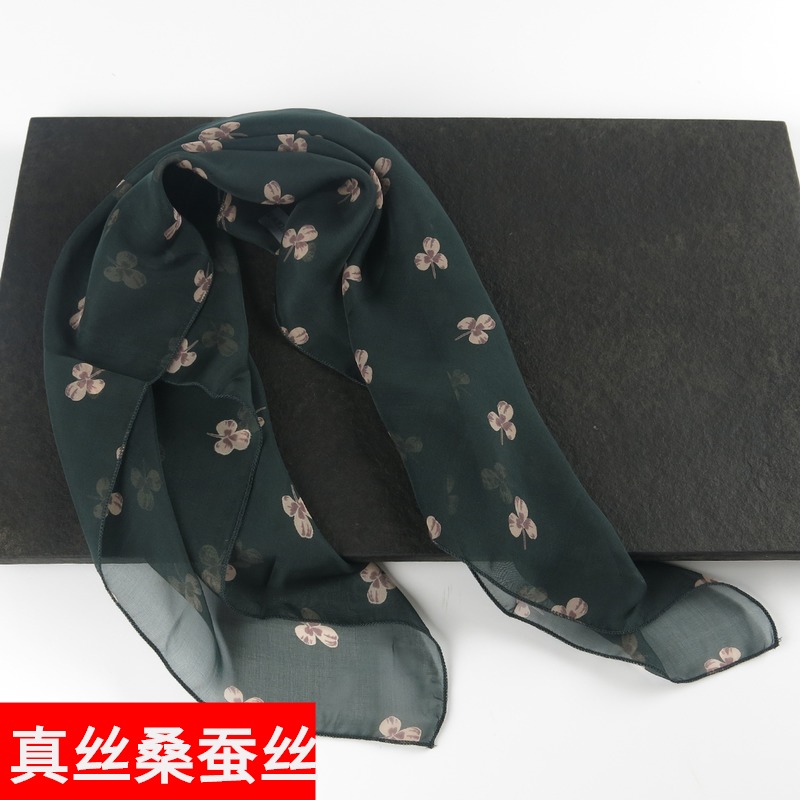 清仓轻微瑕疵处理桑蚕丝真丝围巾