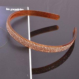 水钻发箍闪钻水晶钻石高级感闪亮女款高端满钻黑钻不勒头重工镶钻