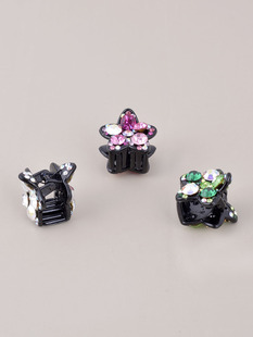 新款夹碎发夹小边星星红水钻刘海高卢大钻号头饰顶满韩国网夹侧边