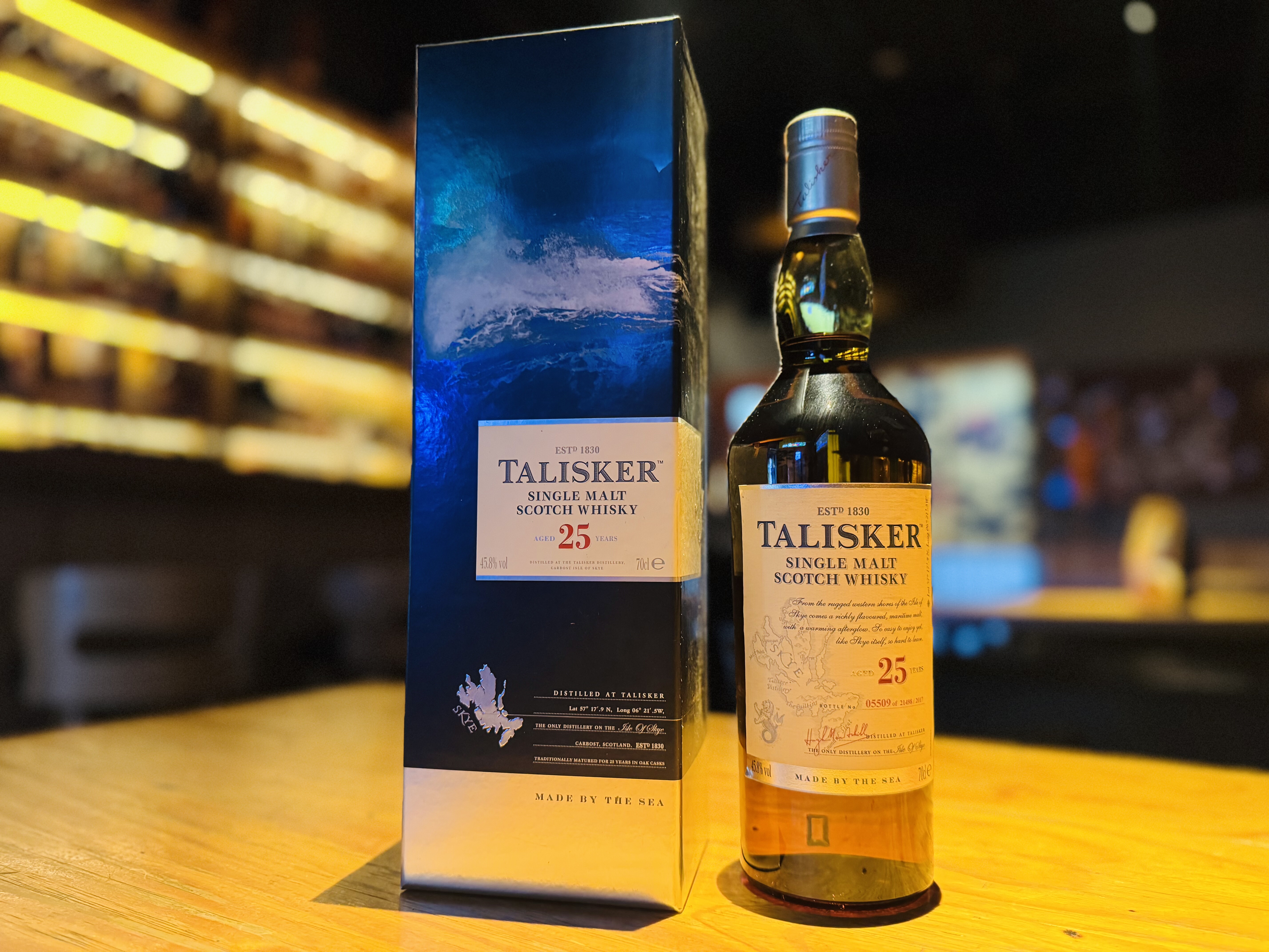 泰斯卡25年单一麦芽威士忌Talisker 25 Years 700ml (老款行货）