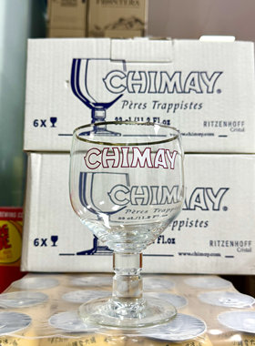 罗斯福啤酒杯 智美啤酒杯 Chimay 原装杯非仿制 330ml