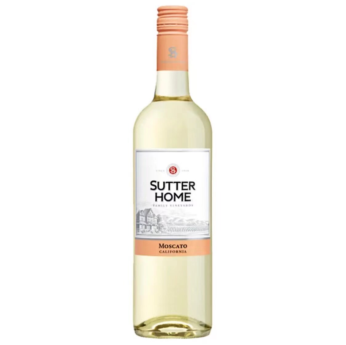 舒特家族 莫斯卡多 甜白葡萄酒sutter home moscato 750ml