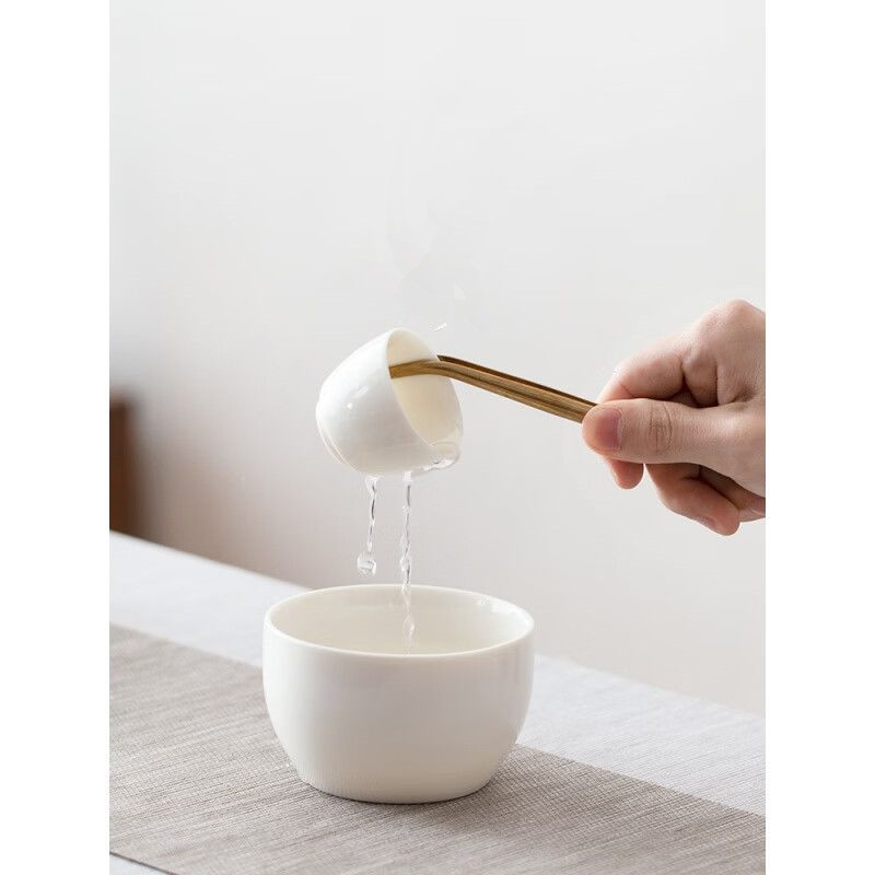 微瑕申评碗原白茶洗小号杯洗陶瓷功夫茶道零配件家用个性笔洗水盂