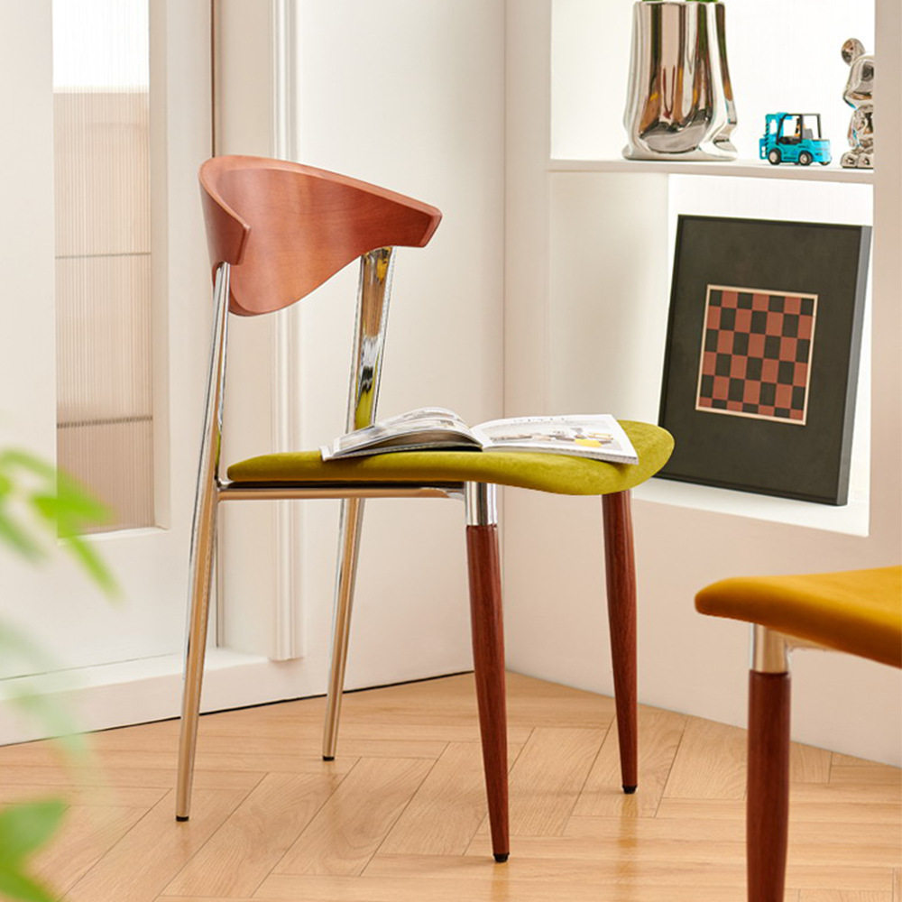 中古餐椅实木靠背北欧ins创意高级设计师复古侘寂风网红大C椅子,住宅家具,餐椅,淘宝优惠券,粉丝福利购,淘宝优惠卷