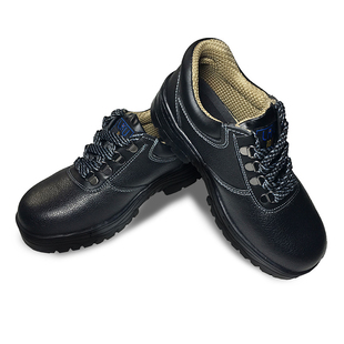 拉福防砸防刺穿防静电绝缘耐油耐酸碱真皮劳保安全鞋耐磨防护鞋