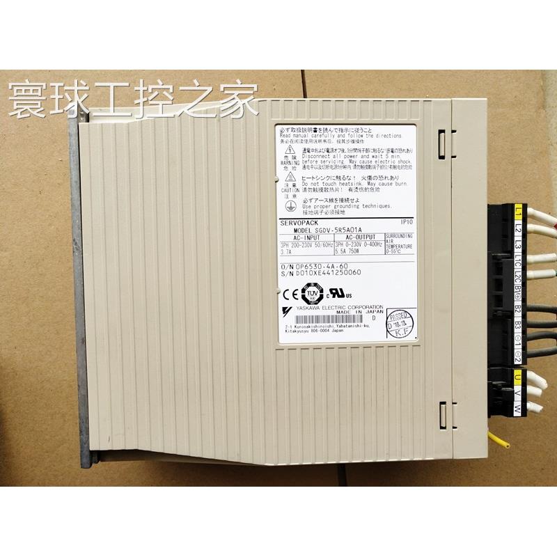 非实价9成新原装安川伺服电机驱动器 SGDV-5R5A01A/SGMAV-08ADA61