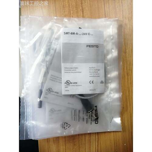 非实价FESTO费斯托接近开关574337 SMT-8M-A-PS-24V-E-0,3-M12现