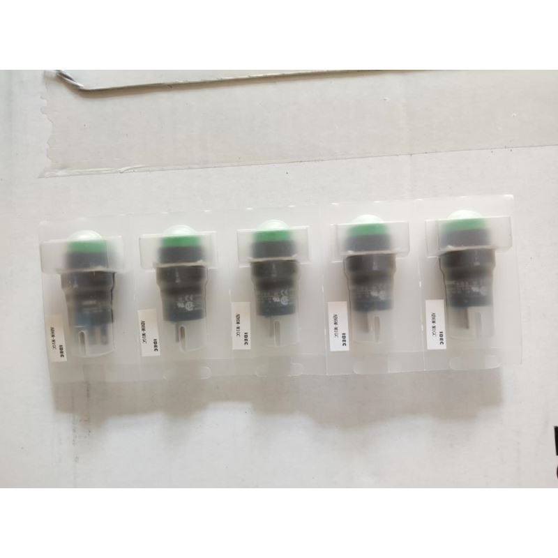 IDEC按钮开关AB6M-m1gc自复位启动停止圆形点动16mm（绿）议