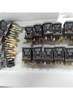 拆机NKK方形带自锁按钮按键开关LB-26SK红色