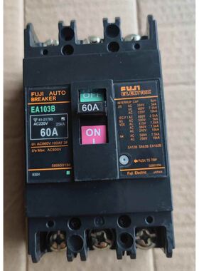 断路器EA53B EA63BM EA103B 3P 10 20 30 40 50 75 100A