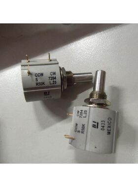 BI MEXICO多圈精密电位器CCW CW 7284 R50k 新的