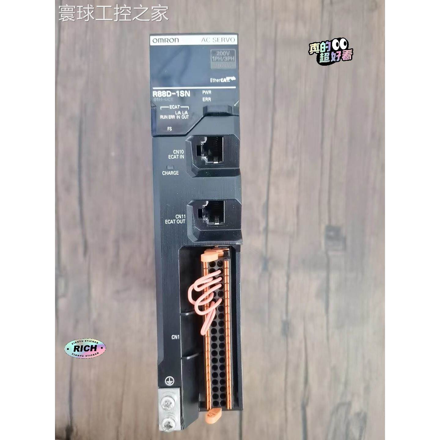 非实价库存货 R88D-1SN01H-ECT 伺服驱动器 原装拆机