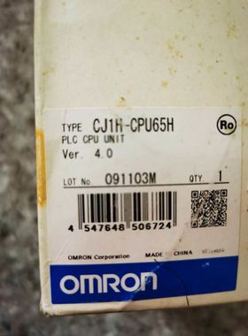 OMRON CJ1H-CPU65H 未使用 库存
