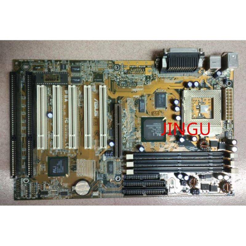 p5a Socket7 主板 ALI芯片组， Ali Aladdin-5，配CPU内存