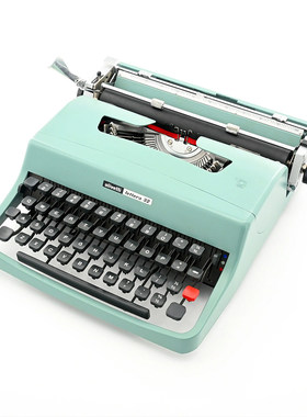 Olivetti打字机意大利LETTERA 32中古旧物正常使用文艺复古礼物