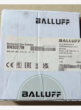 议价巴鲁夫行程开关BNS819-B02-L1261-12-10，全新原装正品！