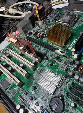 广积 MB945F工控设备主板  带ISA插槽 工业主板拆机