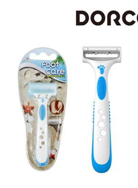 韩国进口DORCO刮脚刀去死皮老茧脚后跟足部护理清洁不锈钢多乐可