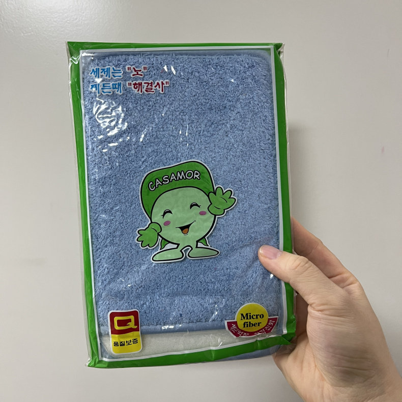 韩国产进口正品超细纤维手套抹布除尘去污吸水不掉毛显示器屏幕