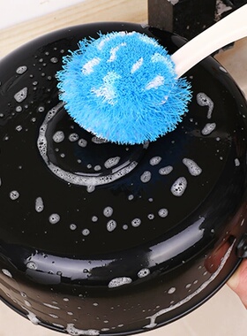 日本产进口厨房清洁刷不粘锅锅刷灶台刷不沾油塑料刷子代替钢丝球