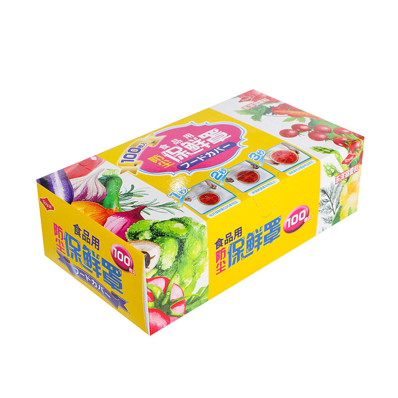 日本toyal一次性保鲜膜套碗盘盖保险罩食品级加厚碗罩防尘防虫