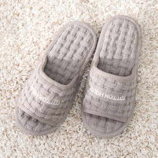 韩国进口莫兰迪纯色软底拖鞋居家可机洗不变形空调房保暖韩式风