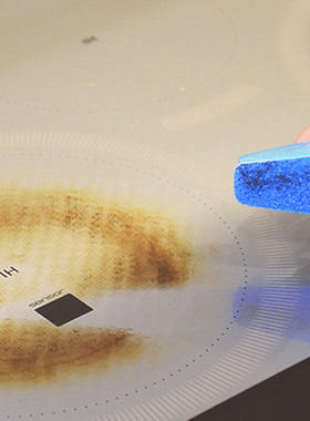 日本制进口正品toyal电磁炉清洁棒免洗涤剂玻璃钢去污垢刷子烤箱