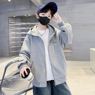 男童春秋季外套2026新款洋气中大童春装儿童春季男孩棒球服痞帅潮