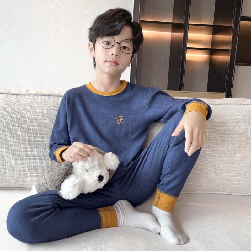 德绒简约棉秋冬季加厚保暖内衣潮