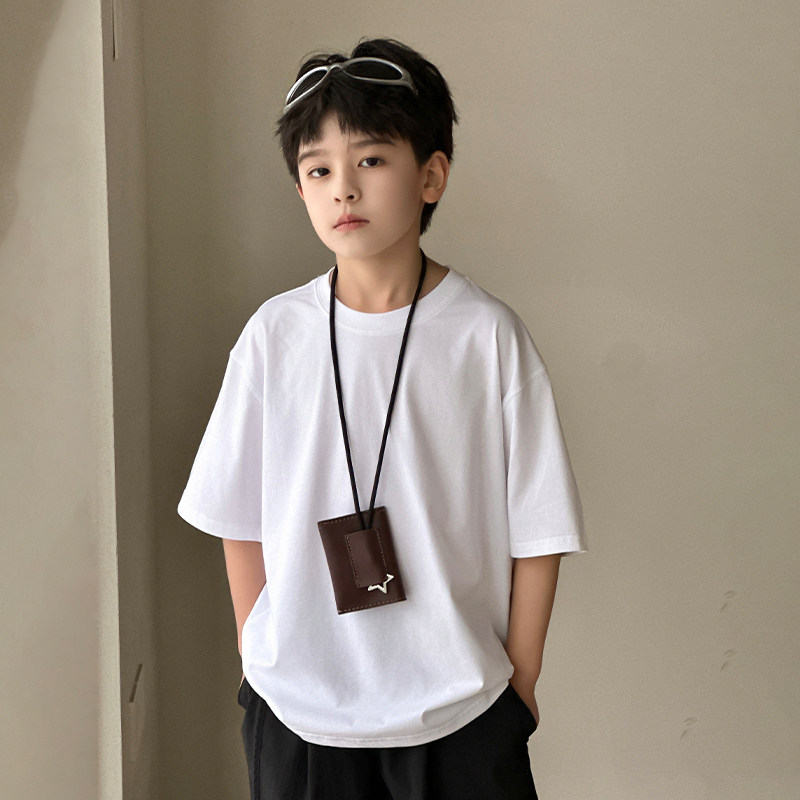 圆领休闲半袖纯色短袖透气