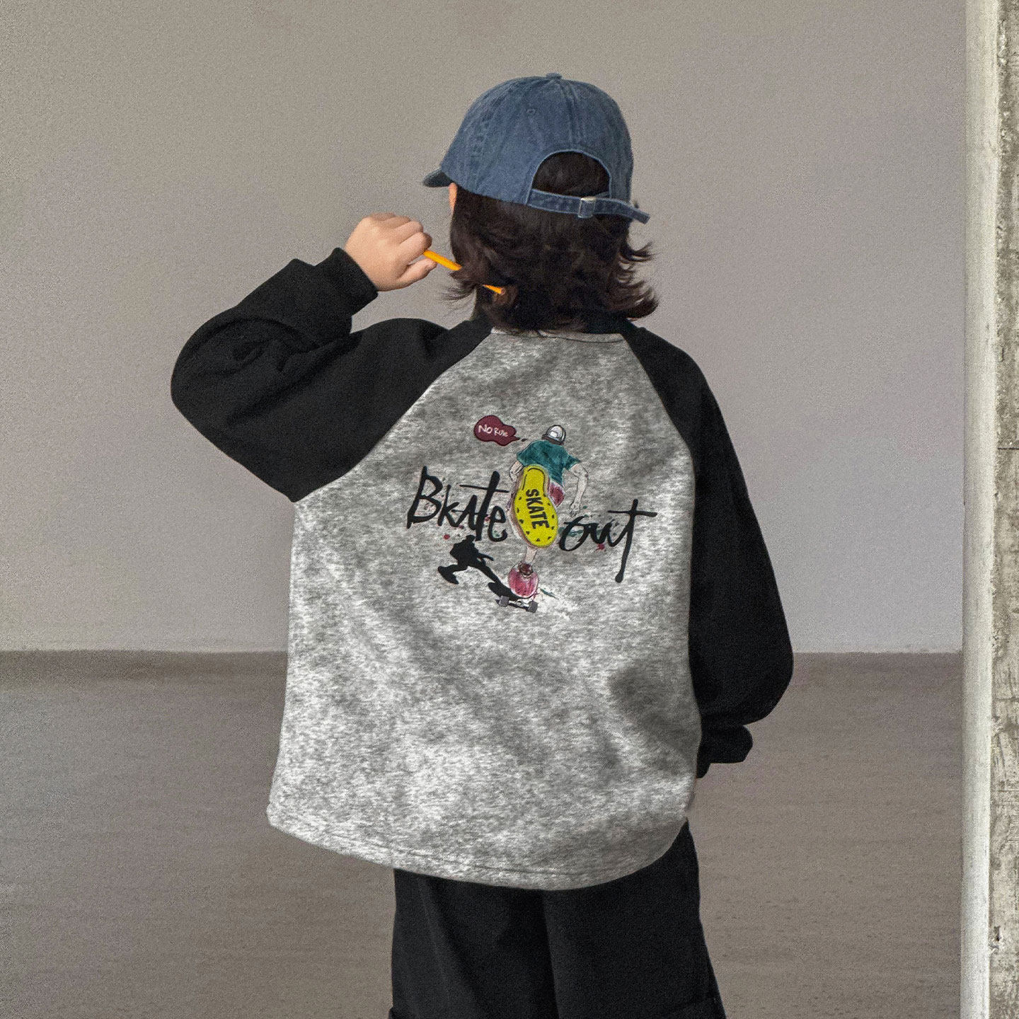 男童加绒卫衣秋冬季2025新款痞帅儿童冬款打底衫中大童男孩内搭潮