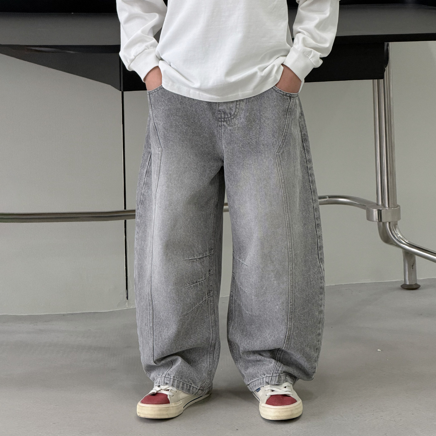 男童韩版牛仔裤春秋款2026新款痞帅中大童春季休闲裤儿童男孩裤子