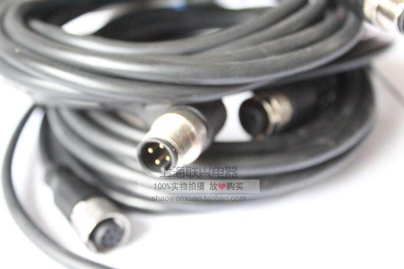 仿进口 M12 航空插头传感器 4/5/8/芯针/孔 公头 连接器/电缆/插