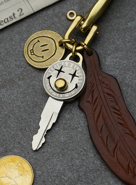 柴特博格/钜云摩托车钥匙胚复古钥匙改装件