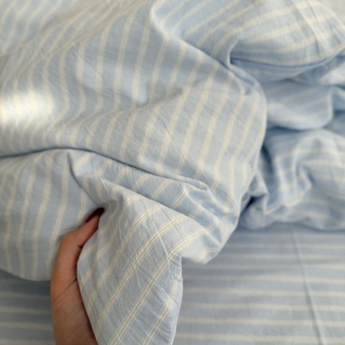 全棉水洗棉简约A类单件被套