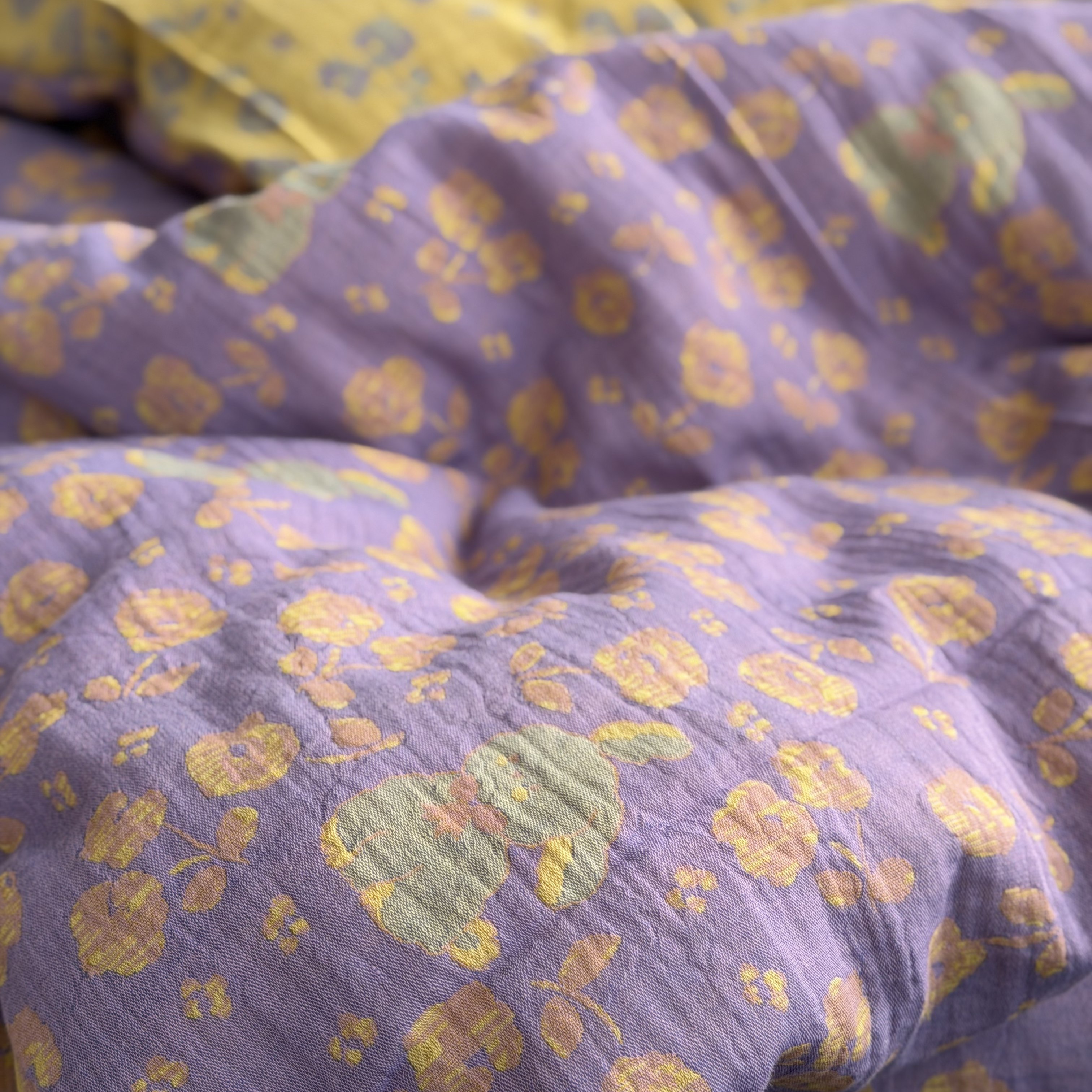 复古色织提花全棉双层纱被套单件A类双面纯棉纱布秋冬被罩四件套,床上用品,被套,淘宝优惠券,粉丝福利购,淘宝优惠卷