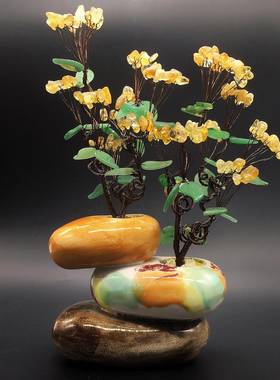 天然原矿紫水晶石来运好摇钱树！缘定三生！紫气东来！好运连绵！