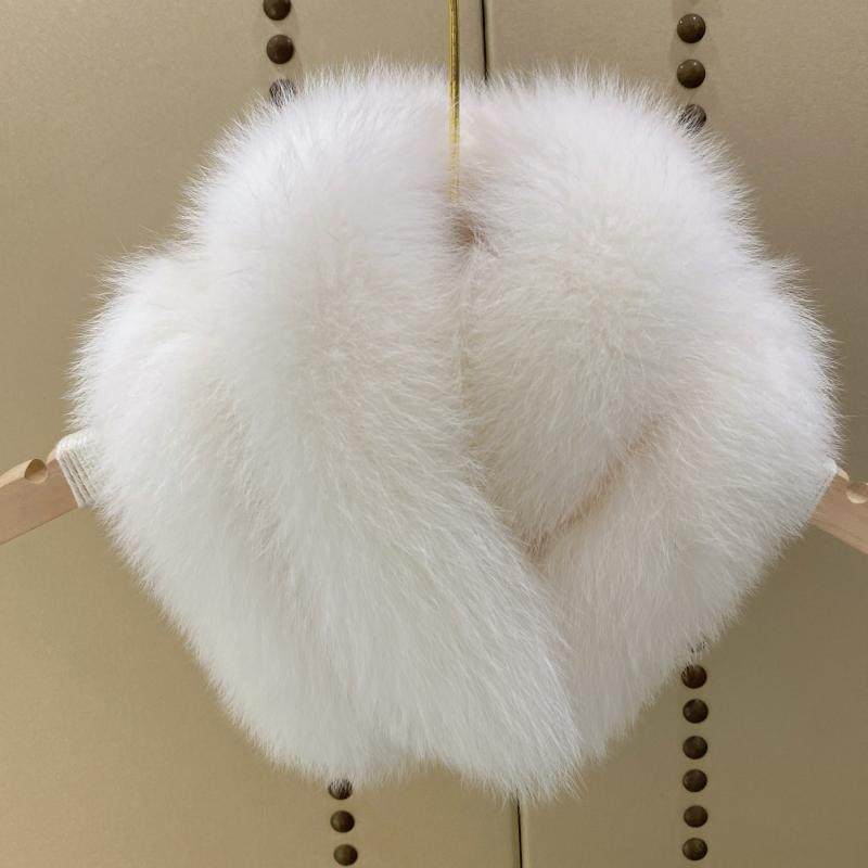 新款真毛皮草围脖双面韩版狐狸毛围巾加宽保暖秋冬季时尚毛领子