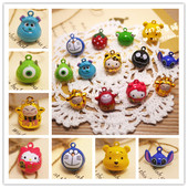 DIY手工材料铃铛 宠物猫狗hellokitty怪兽大学 多啦A梦叮当招财猫